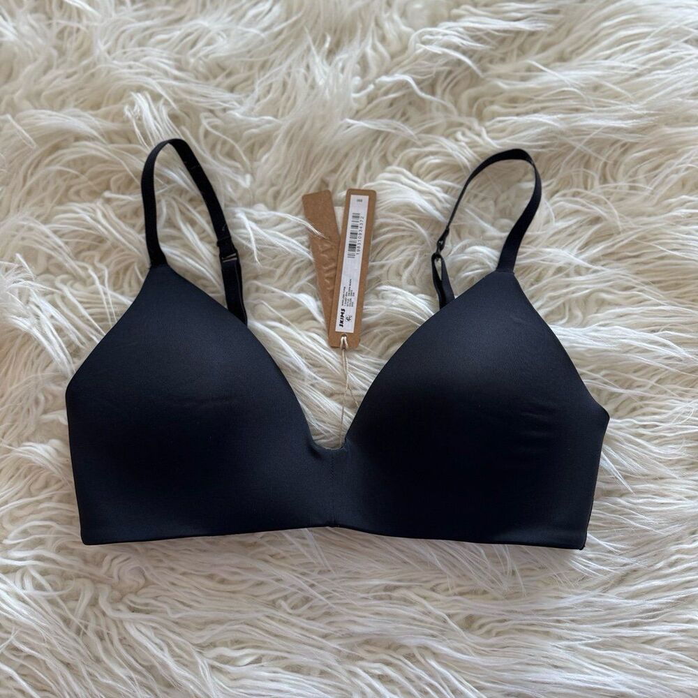 Skims Wireless Form T-shirt Bra Onyx Size 32B - Picture 2 of 7
